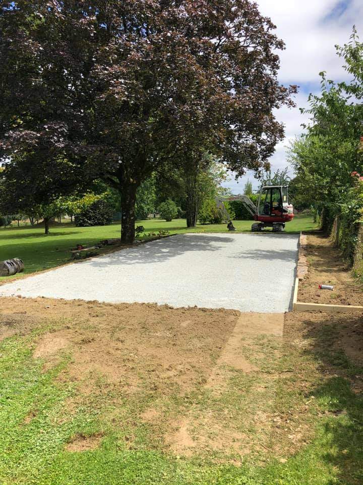 Réalisation d'un terrain de pétanque Thiviers