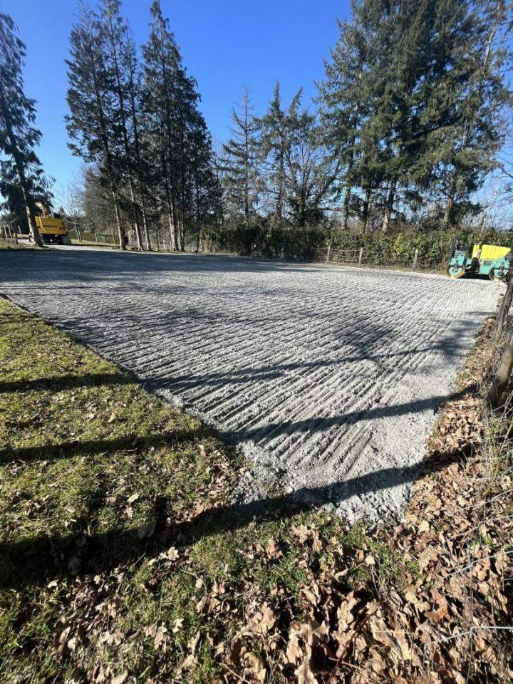 Création d'une zone empierrée Thiviers