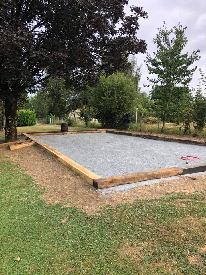 Aménagement d'un terrain de pétanque Thiviers