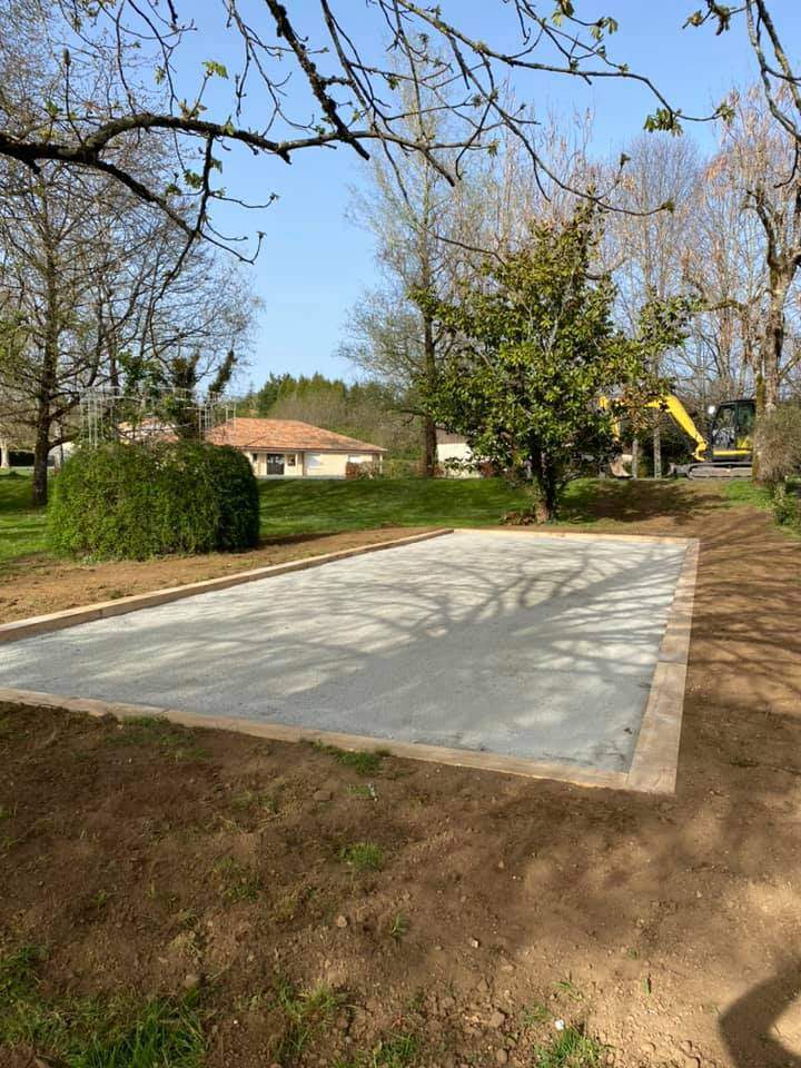 Construction d'un boulodrome privé Thiviers